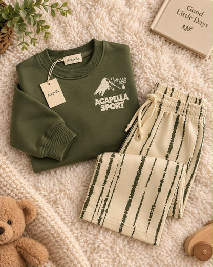 Adventure Time Set - Olive Green - 3-10Y
