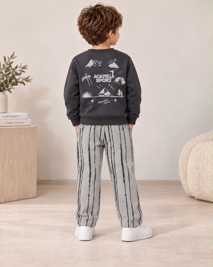 Adventure Time Set - Anthracite - 3-10Y