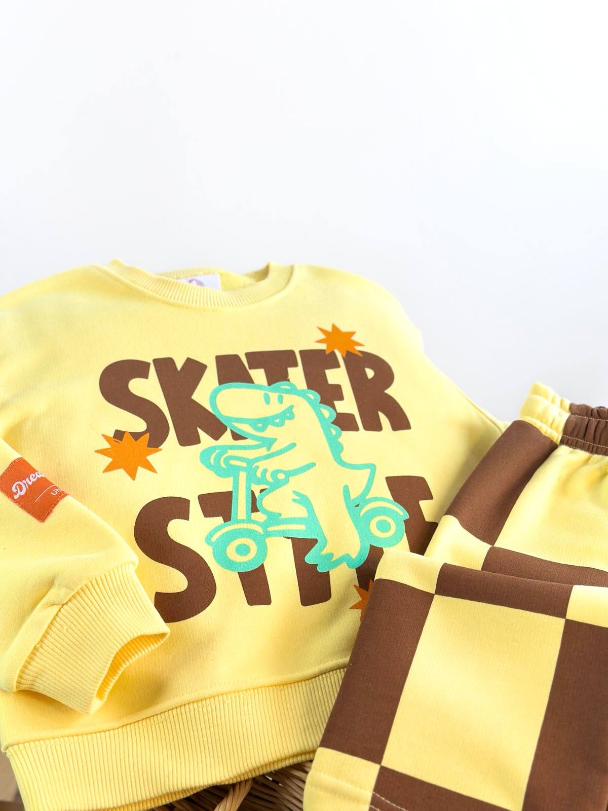 Skater Style Dinosaur Set - 2-8Y