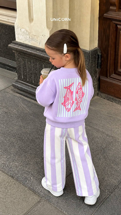 Sea Club Purple Set - 2-8Y