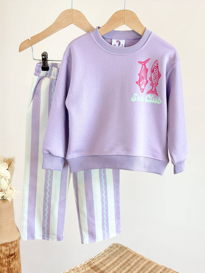 Sea Club Purple Set - 2-8Y