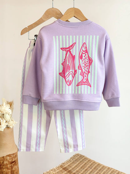 Sea Club Purple Set - 2-8Y