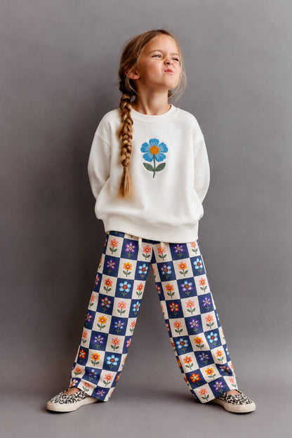 Floral Embroidery Set - 2-8Y