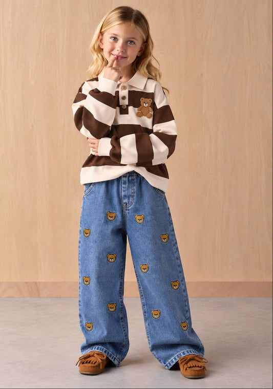 Bear Denim Pants - 2-7Y