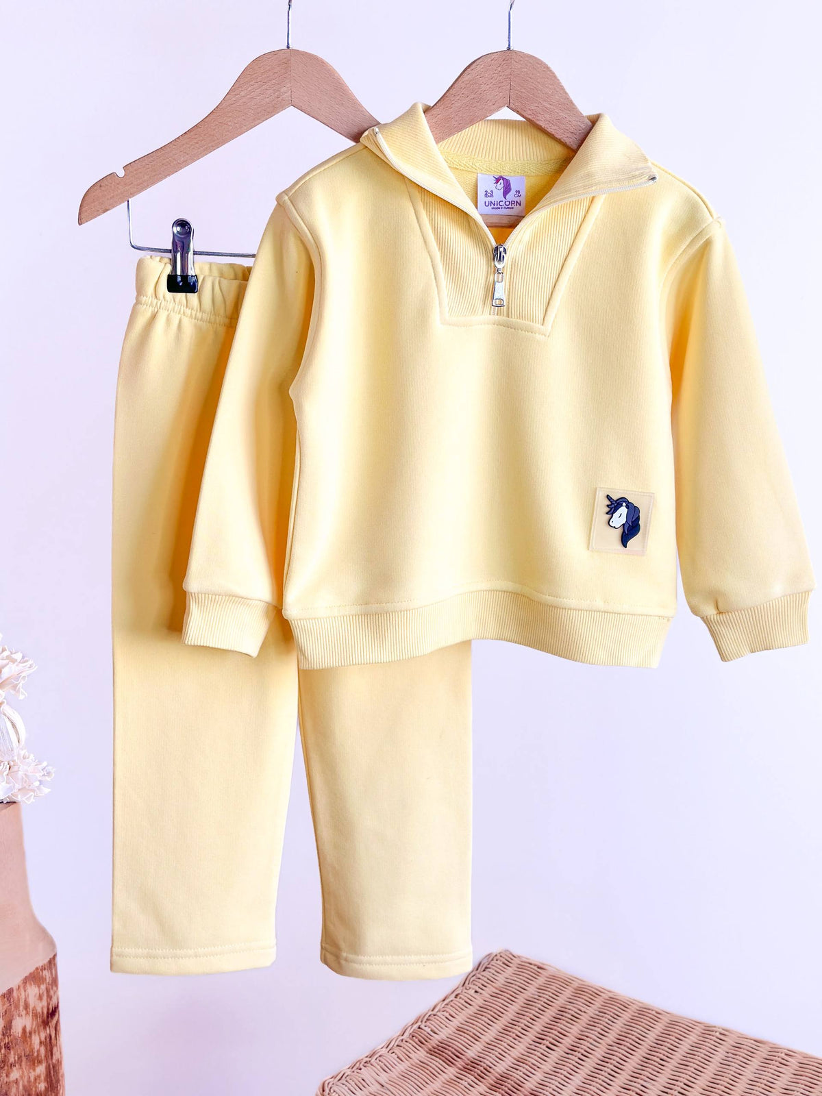 The Zipline Set - Burgundy/Yellow - 2-8Y