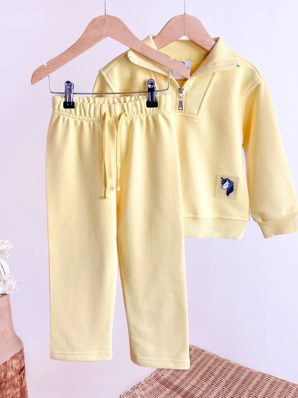 The Zipline Set - Burgundy/Yellow - 2-8Y