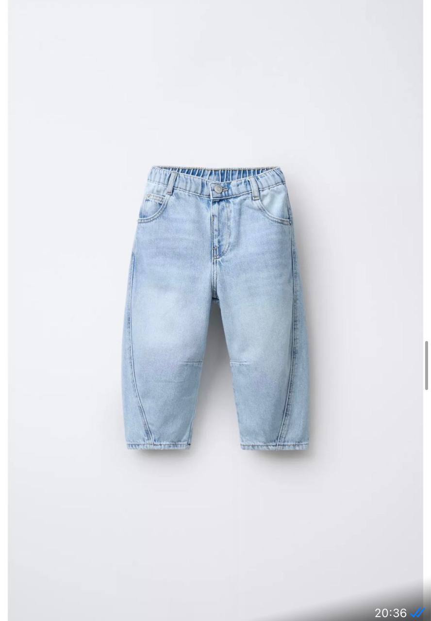 Light Blue Denim Pants - 2-7Y