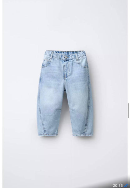 Light Blue Denim Pants - 2-7Y