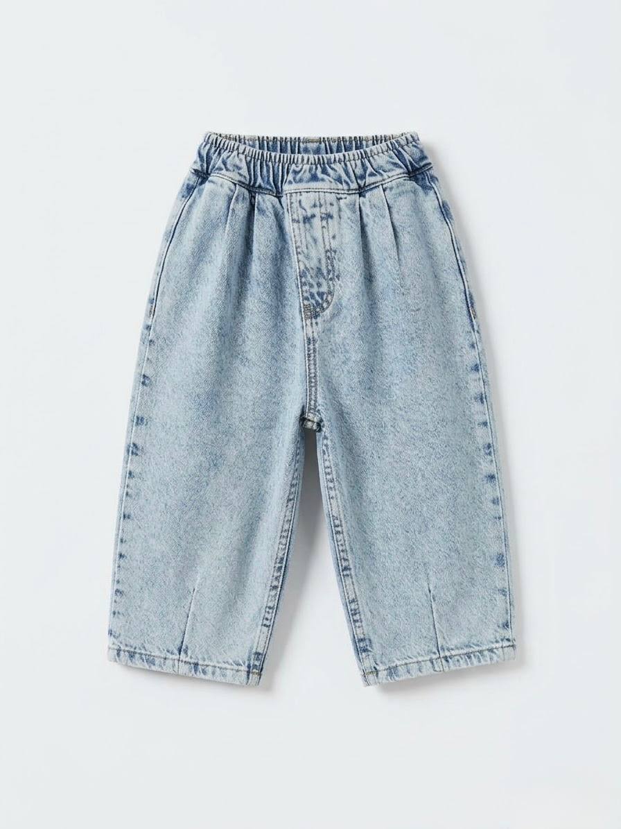 Light Blue Balloon Denim - 2-7Y