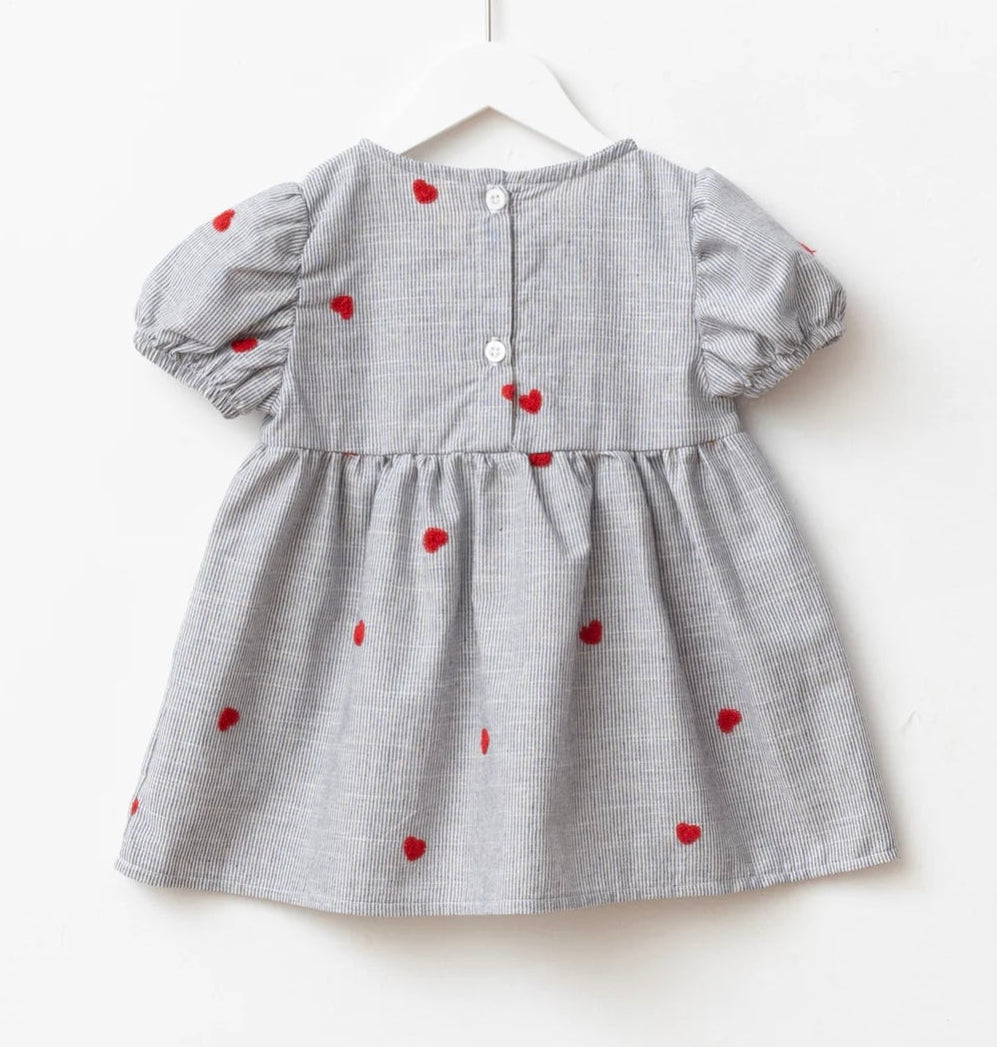 Triple Bow Dress - 9M-4Y