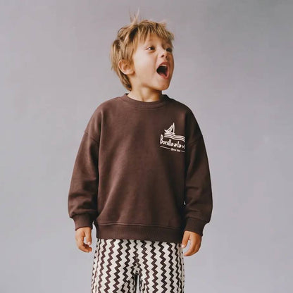 I Love Churros Brown Sweater - 2-7Y