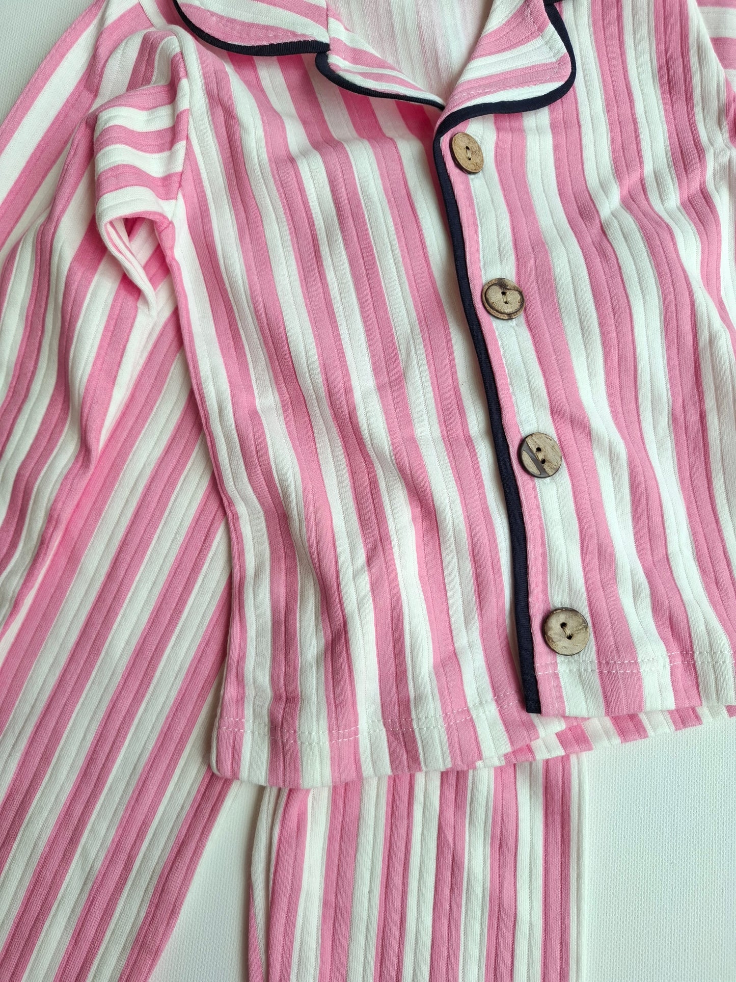 Pink Striped Pyjamas - 3-6Y