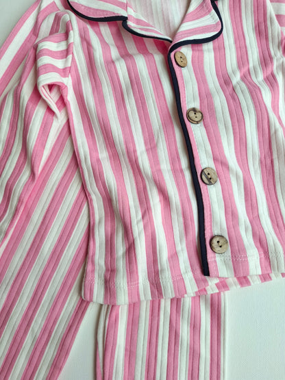 Pink Striped Pyjamas - 3-6Y
