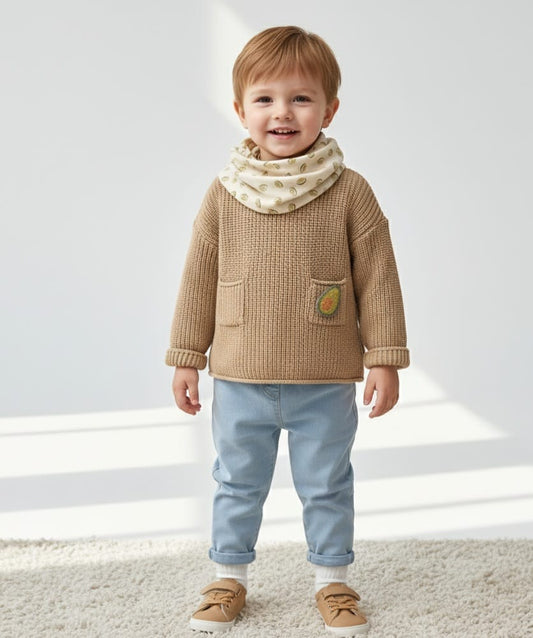 Avocado 3 PCS Set - Camel - 9M-3Y