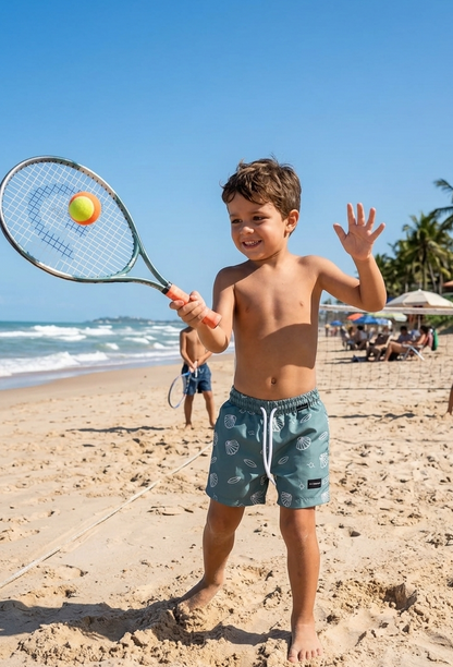 Boy Seashell Swim Shorts - 3-9Y