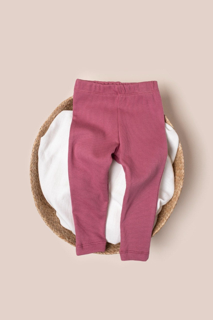 Cotton Legging Pink and Fushia 9M-4y
