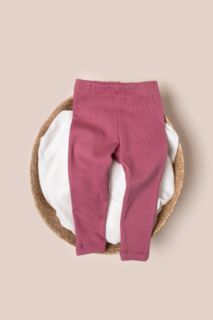 Cotton Legging Pink and Fushia 9M-4y