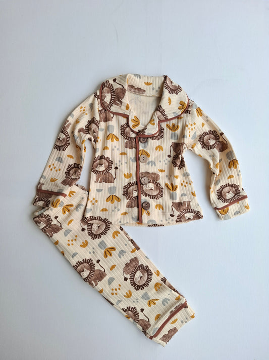 Lion Baby Pyjamas - 6-18M