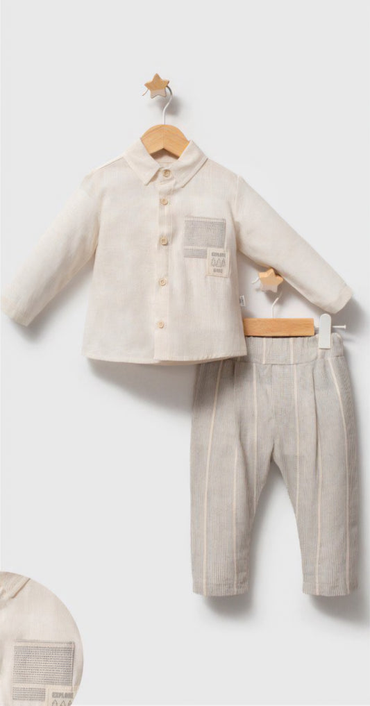 Shirt and pants set 6M-3Y