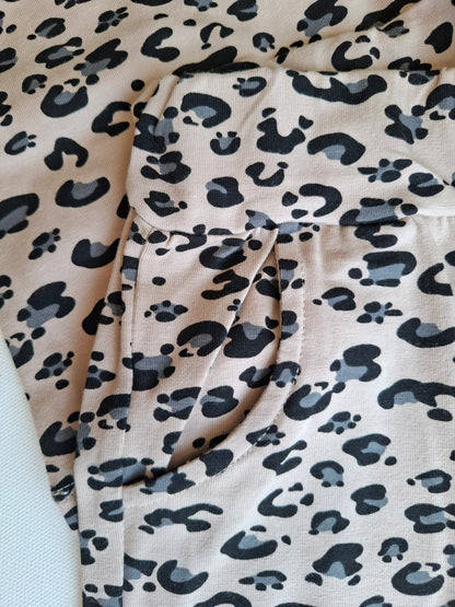 Leopard Shorts & Tshirt Set - 3-8Y