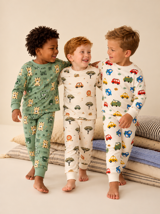 Boy Cotton Pyjamas - Adventures - 1-4Y