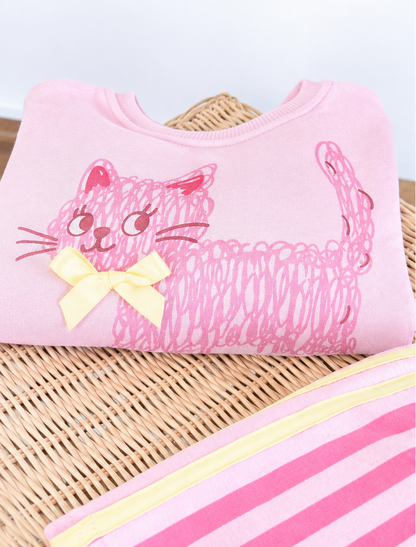The Bestie Girl Set pink - 2-8Y