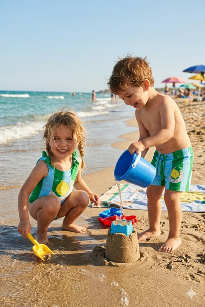 Citrus Boy Swim Tights - 2-8Y