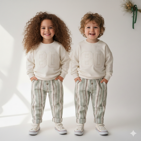 The Sage Harbor Stripe Trousers 2-6y