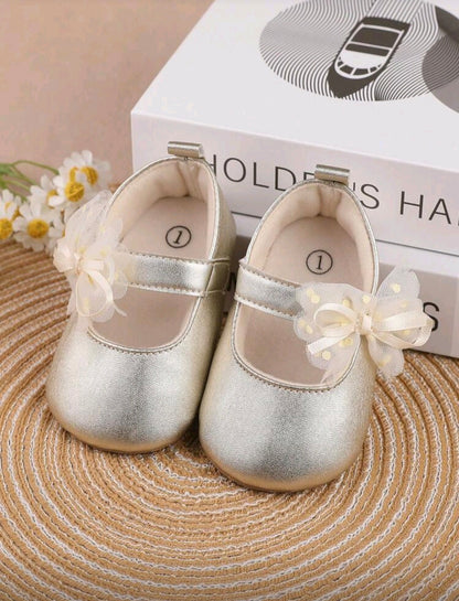 Golden Tulle Sparkle Mary Janes