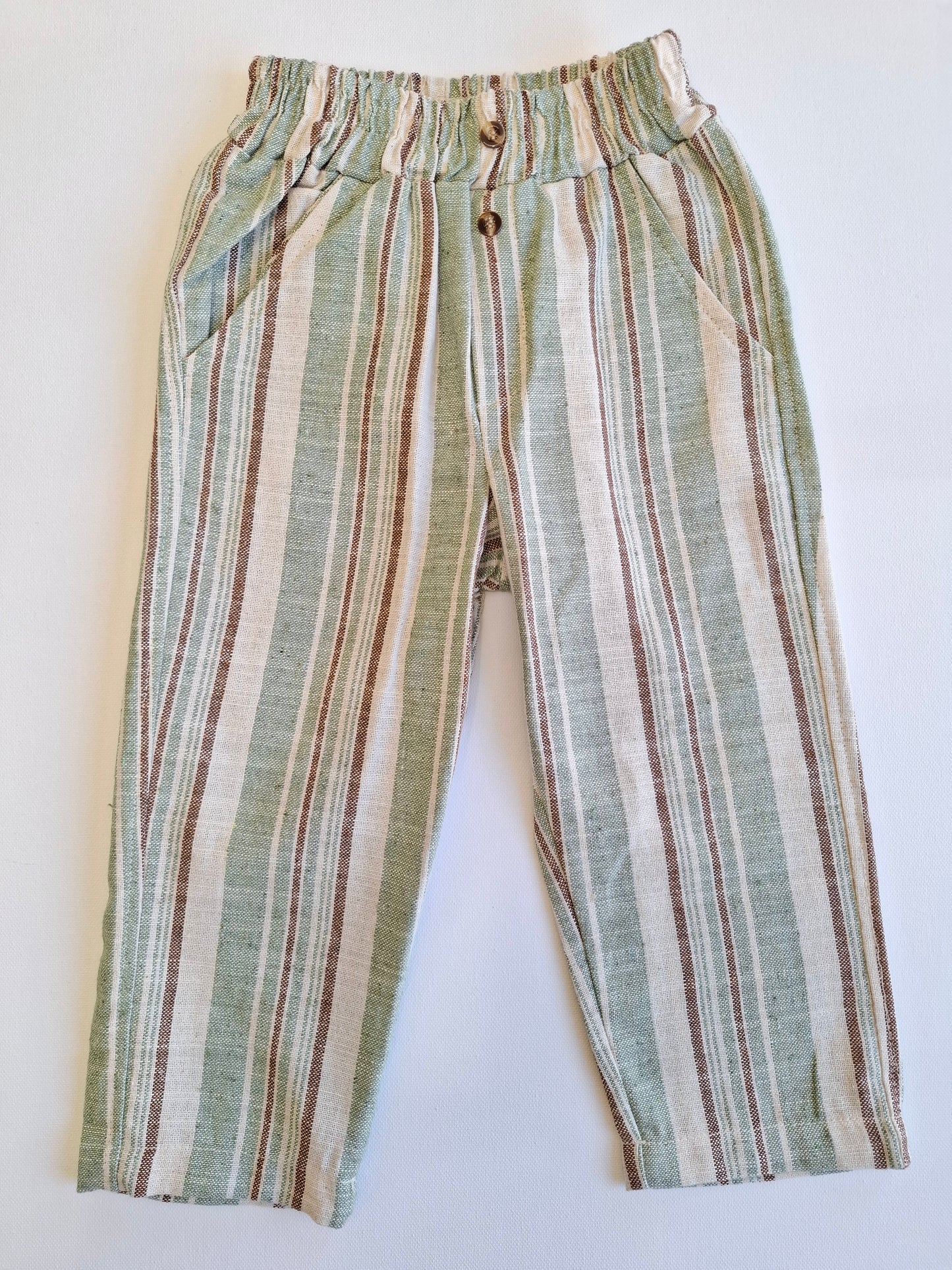 The Sage Harbor Stripe Trousers 2-6y