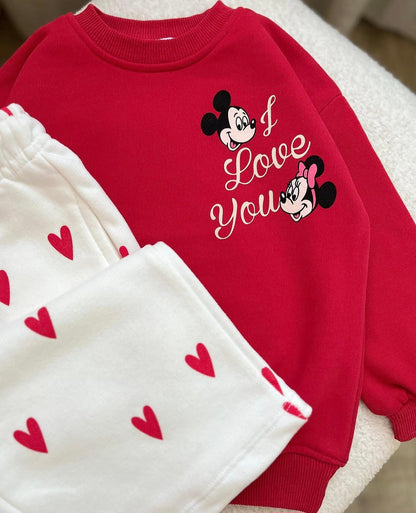 Heartless Minnie Mouse Set - 2-7Y