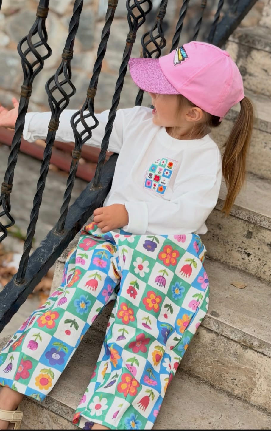 Garden of Eden Sweater & Pants Set - 2-8Y