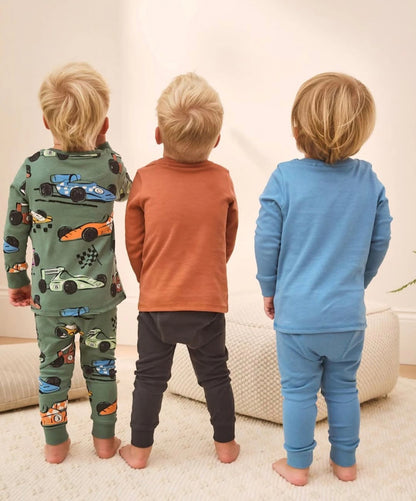 Colorful Cars Pyjamas - Blue/Orange/Green - 1-8Y