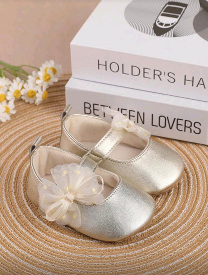Golden Tulle Sparkle Mary Janes