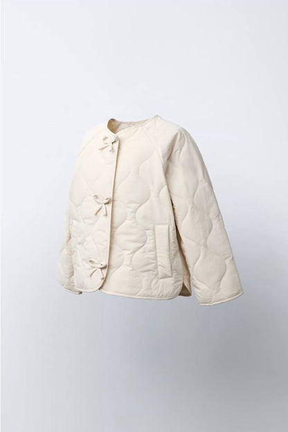 Girl Puff Jacket - OFF-WHITE - 2-7Y