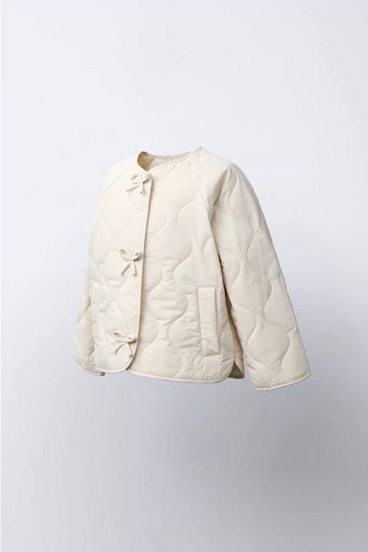 Girl Puff Jacket - OFF-WHITE - 2-7Y