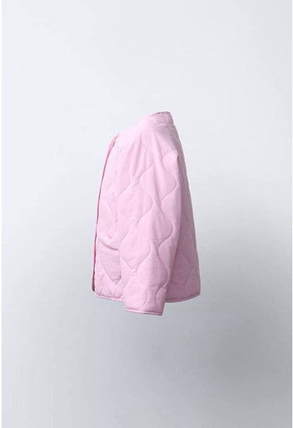 Girl Puff Jacket - Pink - 2-7Y