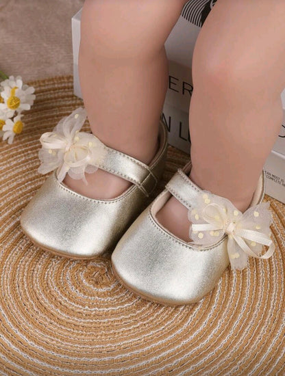 Golden Tulle Sparkle Mary Janes