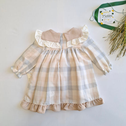 The Seraphina Plaid Smock - 6-36M