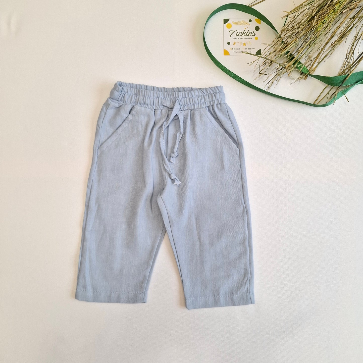 Coastal Linen Blazer Set - 9M-3Y