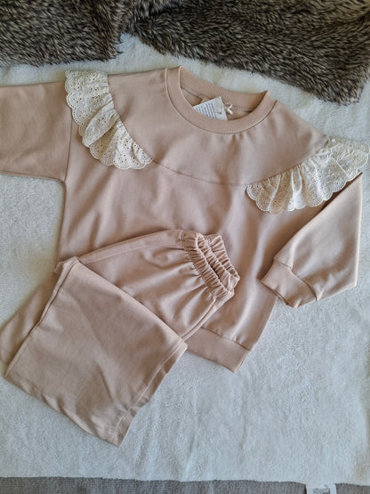 Tiny Elegance Set - Beige/Pink/Muted Mauve - 1-6Y