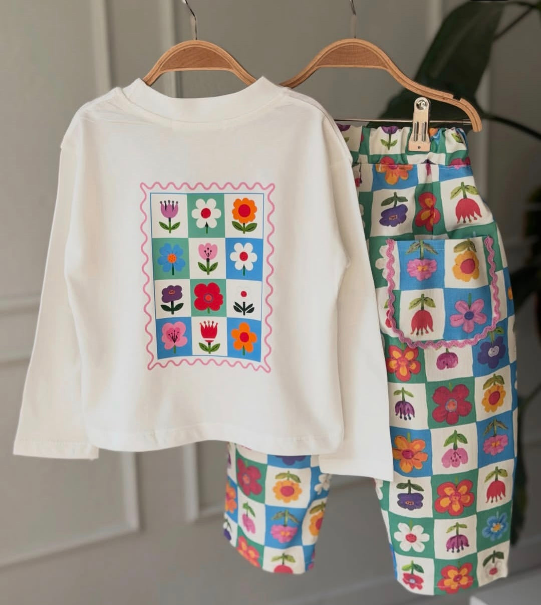 Garden of Eden Sweater & Pants Set - 2-8Y