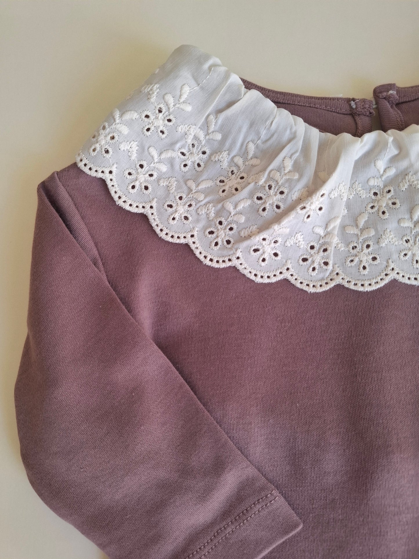 The Luna Lace Set - Mint Green/Purple - 6M-3Y