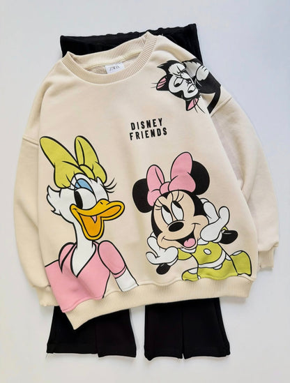 Daisy & Minnie Sweater - 2-7Y