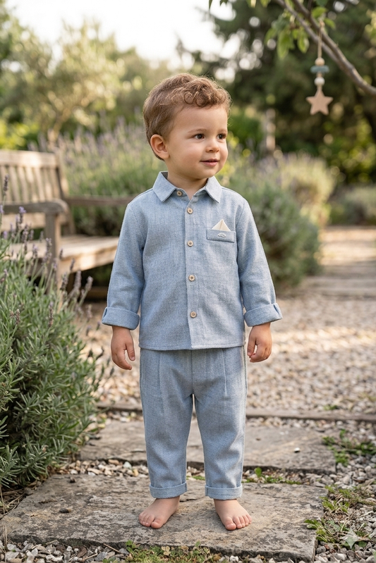 Shirt and pants set 6M-3Y