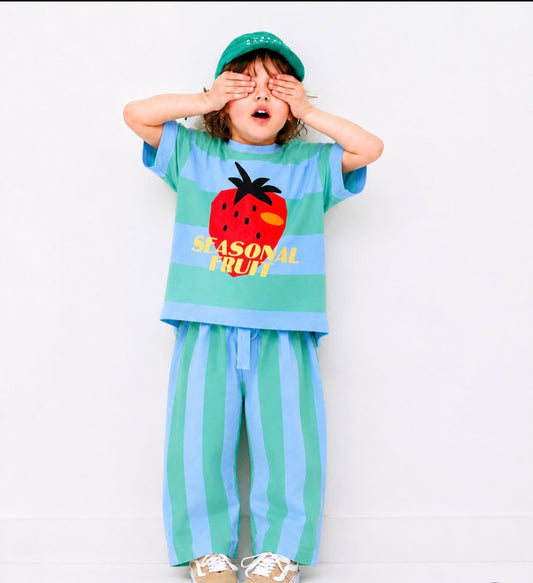 Seasonal Fruits - Pants & Tshirt Set - 2-8Y