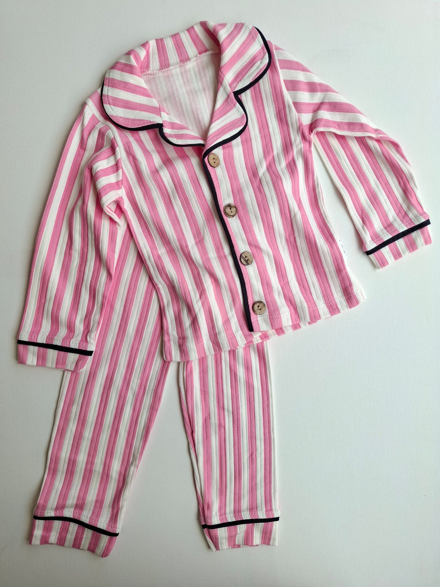 Pink Striped Pyjamas - 3-6Y