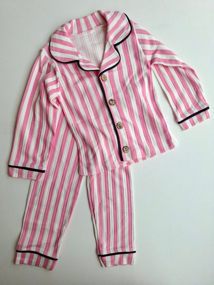 Pink Striped Pyjamas - 3-6Y