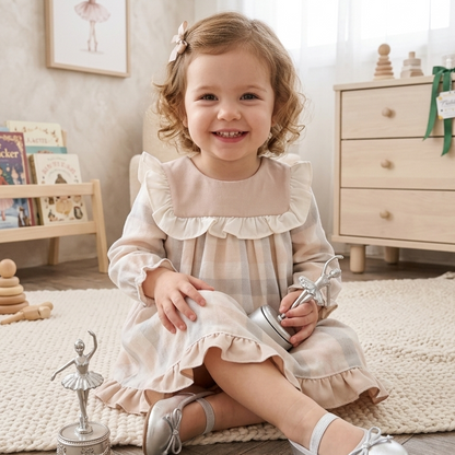 The Seraphina Plaid Smock - 6-36M