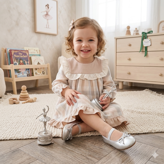 The Seraphina Plaid Smock - 6-36M